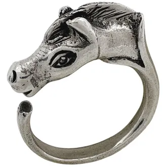 Herm&egrave;s Silver Silver 925 Band Ring (Pre-Owned)