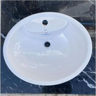 Roca Roca - Lavabo Incasso Monoforo dama senso 58x48 cm - Ceramica Bianco Lucido