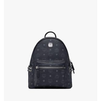MCM Stark Side Studs Backpack In Visetos