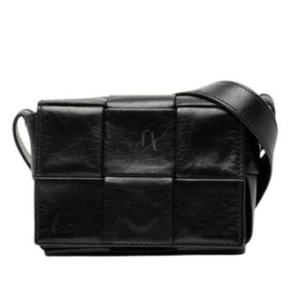 Bottega Veneta Pre-owned Cross Body Bags, female, Black, Size: ONE SIZE Pre-owned Candy Cassette