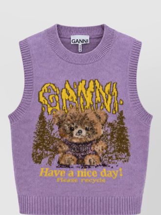 Ganni wool tank top