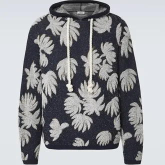 Commas Jacquard terry hoodie