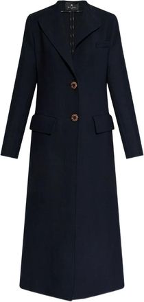 Etro Cappotto con ricamo - Nero