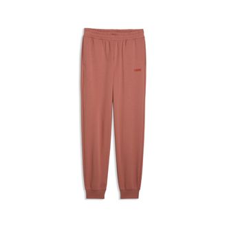 Puma Pantaloni della tuta Essentials Elevated da donna, Abbigliamento, Rosso, M