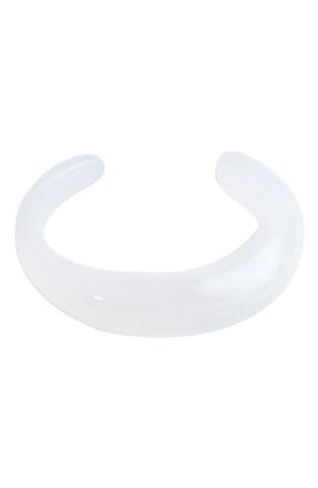 Panacea Resin Cuff Bracelet in White at Nordstrom