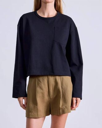 Apiece Apart Boxy Tee In Black