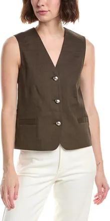 Rag & Bone Rag & Bone Belle Linen-Blend Vest