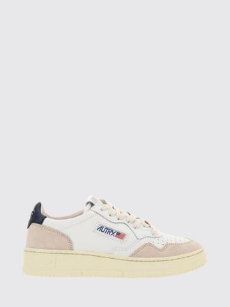Autry Medalist Low Bicolor Leather Sneakers with Perforated Toe