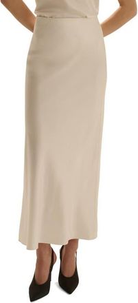 Favorite Daughter The Favorite Silk Blend Skirt in Ivory at Nordstrom, Size X-Large