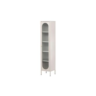 ebuy24 Vitrina cali 1 puerta beige