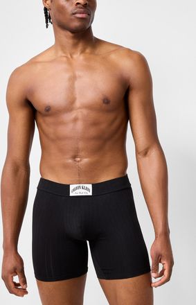 Calvin Klein Mens 6 stretch ribbed boxer brief Cotton