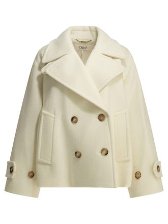 Chlo&eacute; Kurzer Wollmantel von Chlo&eacute;