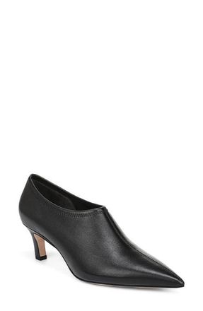 Favorite Daughter Stoj Pointed Toe Kitten Heel Ankle Bootie in Black at Nordstrom, Size 8.5