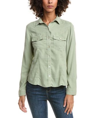 Bella Dahl Long Sleeve Seamed Shirt