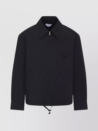 Bottega Veneta wool kimono blouson jacket
