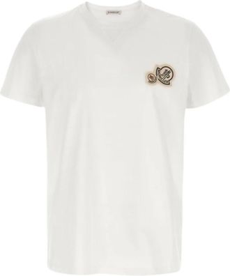 Moncler Heren, Tops, Wit, Maat: L Katoen