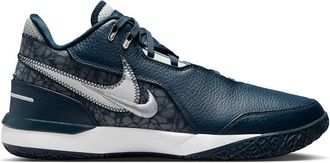Nike Nike Mens Zm Lebron NXXT Gen Ampd Basketball Shoe, Armory Navy Light Silver Sail, 9.5 UK