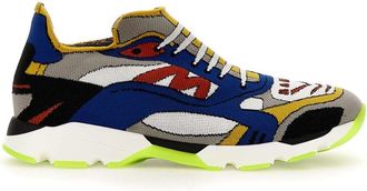 Marni Multicolour Sneakers - Heren - Sneakers - Veelkleurig - 41 EU - Leer - Schoenen