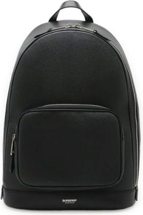 Burberry Pre-owned Rocco Nylon Canvas Calf Leather Backpack - Dames - Vintage Rugzakken - Zwart - ONE Size - Nylon - Vintage