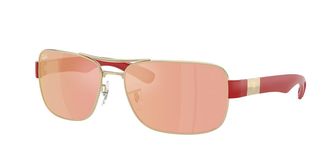 Ray-Ban RB3763M F1216Q Mens Sunglasses Gold Size 64