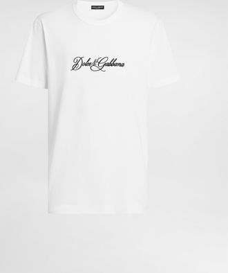 Dolce & Gabbana Cotton T-shirt - Man T-shirts And Polos White 46