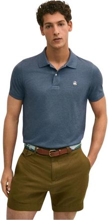 Brooks Brothers Golden Fleece Washed Supima Cotton Polo - Heren - Polos - Blauw - L - Katoen - Tops