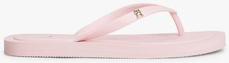 Tommy Hilfiger Womens Monogram Hardware Flip Flop - Pink - US 8 / EU 38.5