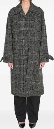 Balenciaga Cappotto con cintura One Layer - Nero