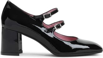 Carel Zwarte Lakleren Pumps - Dames - Pumps - Zwart - 40 EU - Leer - Schoenen