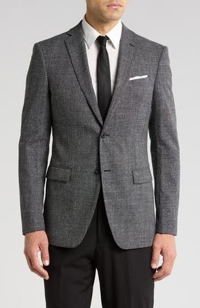 John Varvatos Micro Wool Blend Sport Coat in Black/White at Nordstrom Rack, Size 40 Short