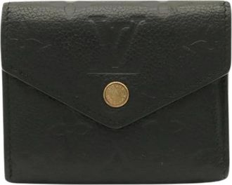Louis Vuitton Tweedehands leren portemonnees - Dames - Vintage Accessoires - Zwart - ONE Size - Vintage