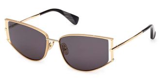 Max Mara MM0141 30A Womens Sunglasses Gold Size 58