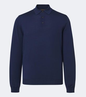 Slowear Wool-blend polo sweater