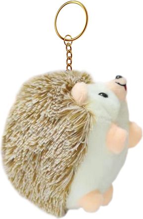 Generic Plush Hedgehog Keychain - Cute Animal Charm, Soft Bag Pendants | Stuffed Hedgehog Key Ring Toys, Adorable Plush Backpack Ornament Gift, Mini Key Holde