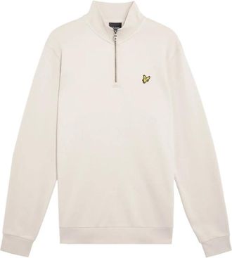 Lyle & Scott Loopback Quarter Zip Sweatshirt - Heren - Vesten met rits - Grijs - M - Katoen - Hoodies & sweatvesten