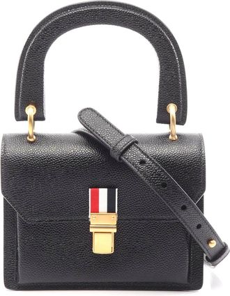 Thom Browne Pebble Grain Leather Handbag