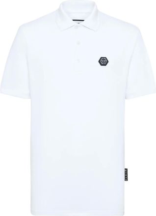 Philipp Plein Polo con logo - Bianco