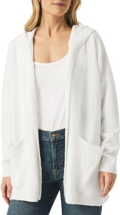 Splendid Talula Cotton Hoodie Cardigan in White at Nordstrom Rack, Size X-Small