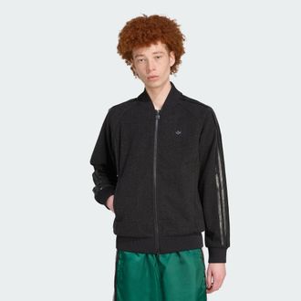 adidas Originals ADIDAS Originals Mens Premium Track Top - Black - Size Large