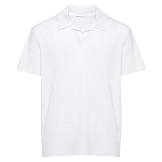 Dondup Polo Shirts, male, White, Size: M Regular-fit Jersey Polo Shirt