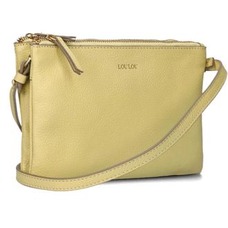 LouLou Essentiels Dames, Tassen, Geel, Maat: ONE Size Leer