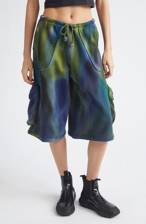 Collina Strada Charcoal Cargo Sweat Shorts in Aurora at Nordstrom, Size Medium