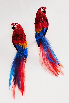 Mignonne Gavigan Macaw Bird Earrings