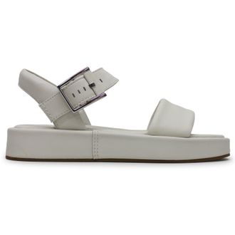 Clarks Alda Strap Leather Womens Comfort Sandals - Off White - Size:UK 4.5