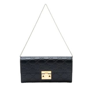 Gucci Pre-owned Clutches, female, Black, Size: ONE SIZE Pre-owned Wallet on Chain