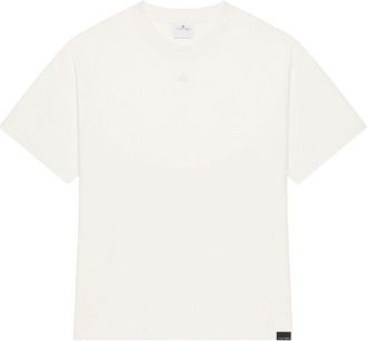 Courr&egrave;ges White Crew Neck T-Shirt
