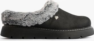 Skechers Womens Skechers KEEPSAKES LITE - COZY BLEND Womens Slippers Black - Size: 5.5