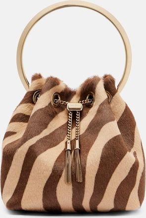 Jimmy Choo London Secchiello Bon Bon Small in cavallino