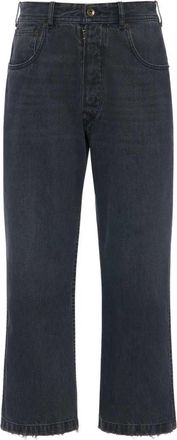Maison Margiela cropped broek met franjes
