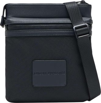 A|X Armani Exchange Crossbodytas Met Box-Logo, Zwart